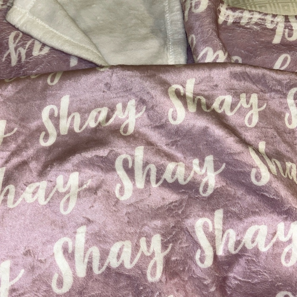 Baby blanket with personalization “Shay”